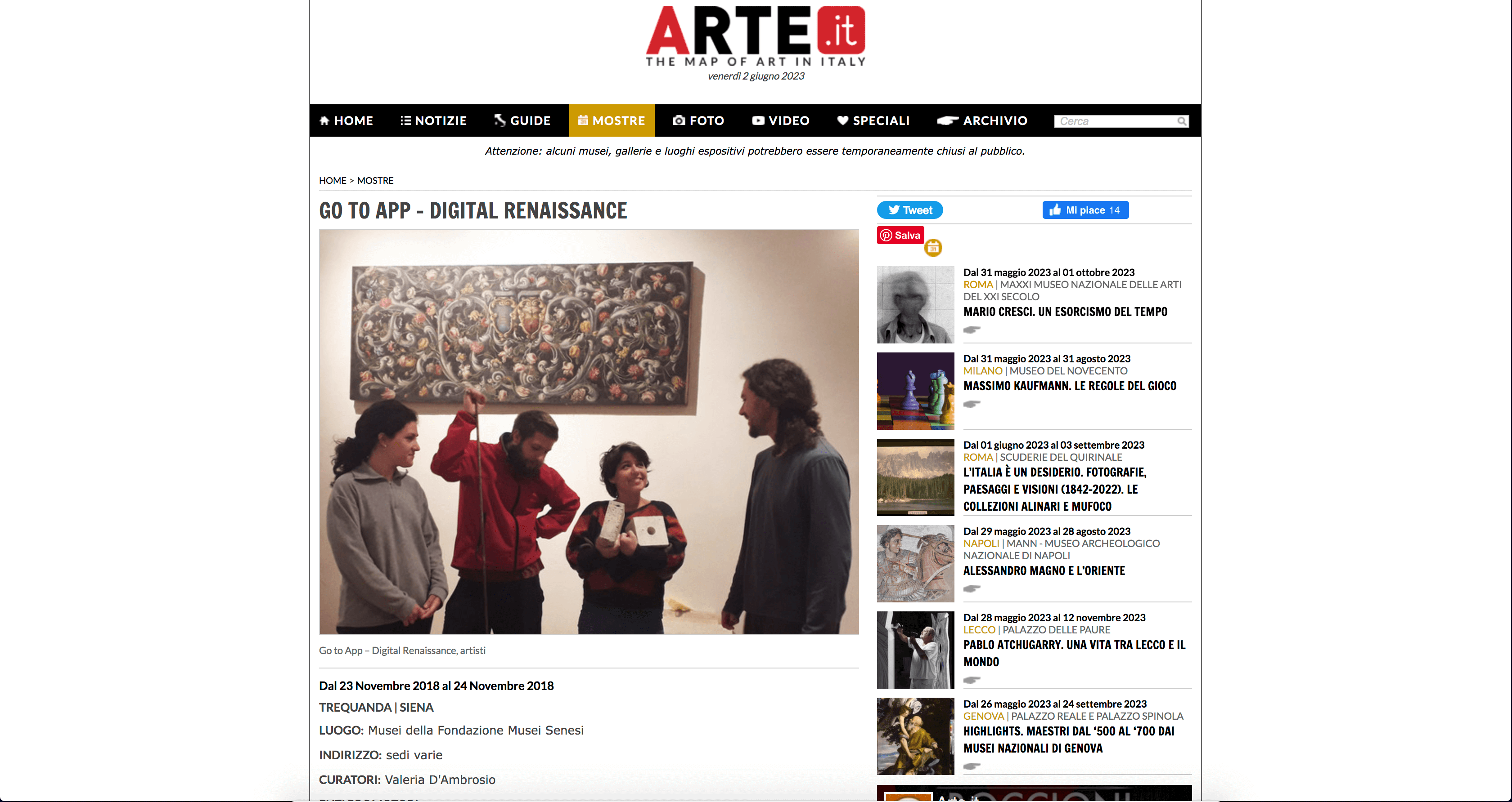 intervista a Giammarco Cugusi con Claudia Ponzi fondatrice di Finestreria
Giammarco Cugusi artista concettuale. Mostra personale "CLEMATIS VITALBA" presso la galleria Art Studio Finestreria. Sculture e Installazioni