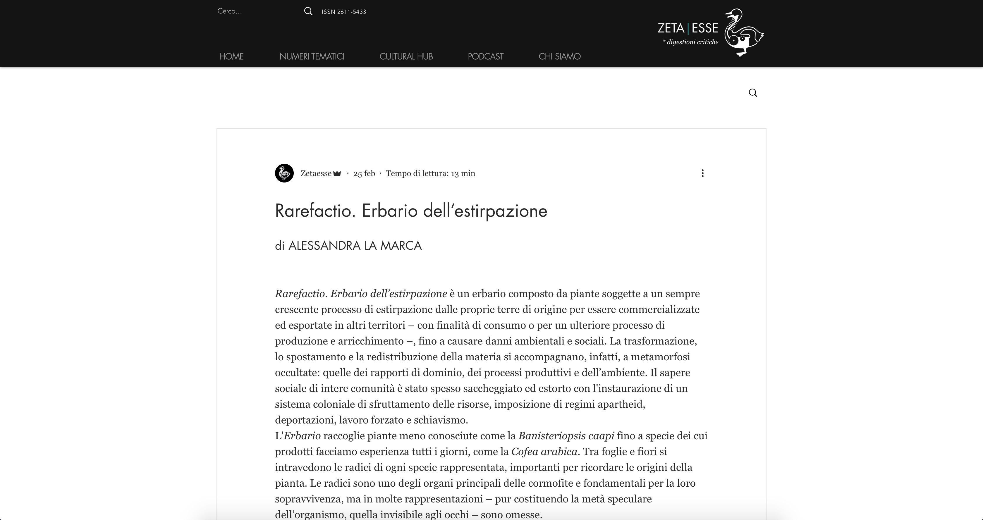 Alessandra La Marca: Immersione Aerosa. Alghe Azzurre si attivarono in origine per generare ossigeno; una piccola pianta di Monotropa. Alessandra La Marca: Immersione Aerosa. Alghe Azzurre si attivarono in origine per generare ossigeno; una piccola pianta di Monotropa. Intervista ad Alessandra La Marca
Alessandra La Marca (pittura): Mostra personle "Immersione Aerosa". Galleria d'arte Art Studio Finestreria a Milano
