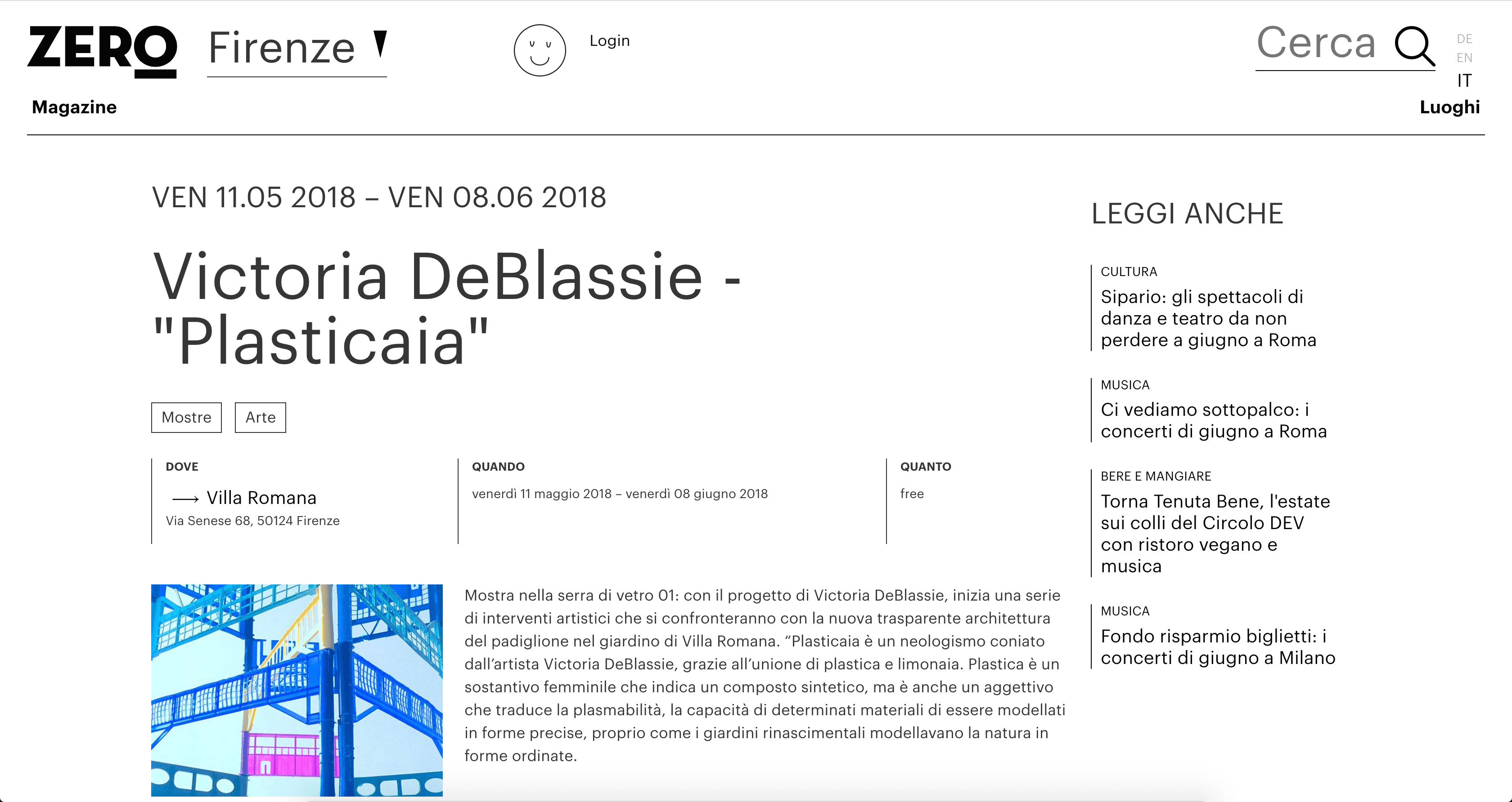 Victoria DeBlassie. Viscosità spagiriche. Esplora la natura permutabile destinata al consumo di massa e che presume abbia una durata laterale. Intervista a Vicotria DeBlassie
Victoria DeBlassie. Mostra personnale "Viscosità spagiriche" presso la galleria d'arte art studio Finestreria