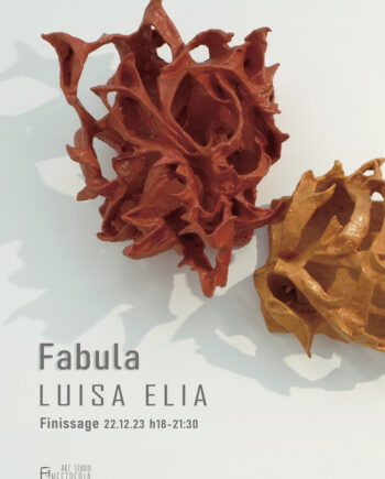 Poster mostra personale di Luisa Elia. Art Gallery Milano